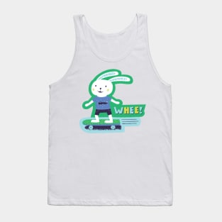 Boy Bunny on a Board Tank Top